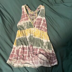 tie dye tank top